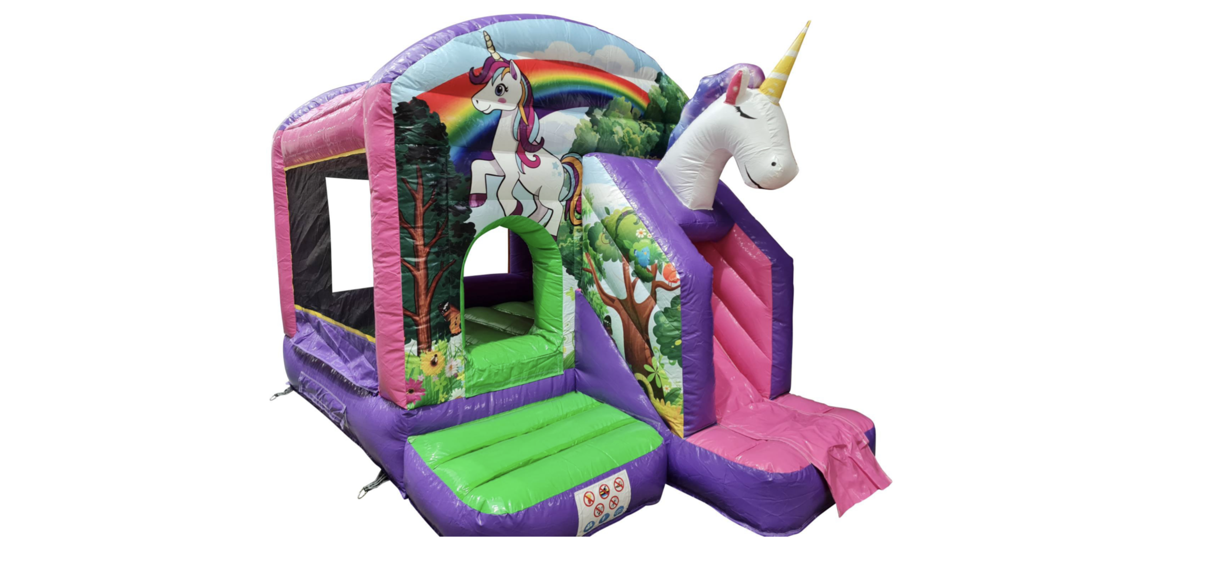Hüpfburg Einhorn